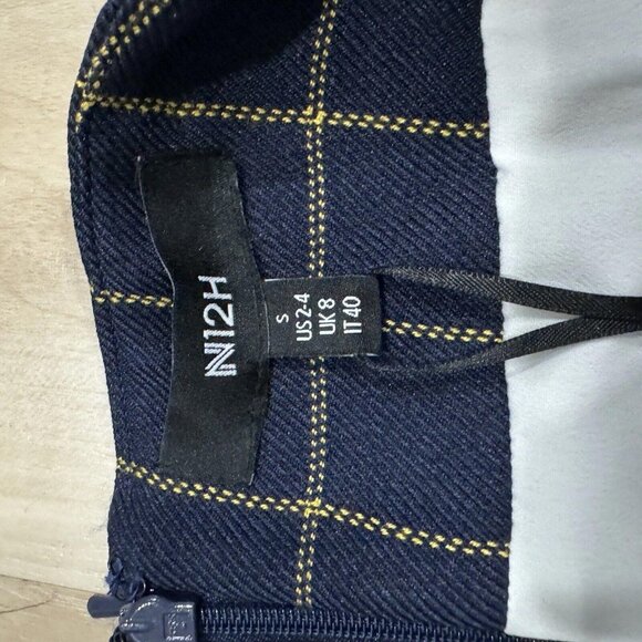 Women’s N12H Skirt Geometric Blue Size Small 2-4 - Picture 3 of 9